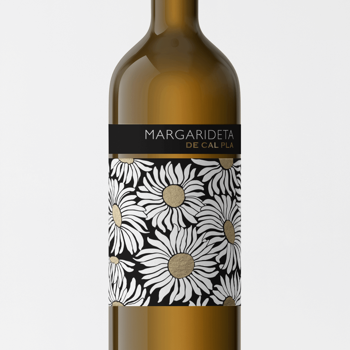 packaging, diseño de etiqueta de Margarideta de Cal Pla