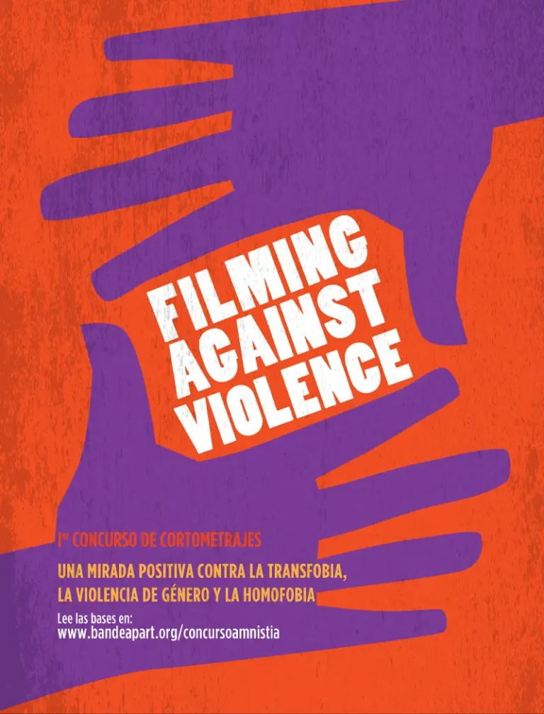 Poster Design For Amnesty International - Filming against violence