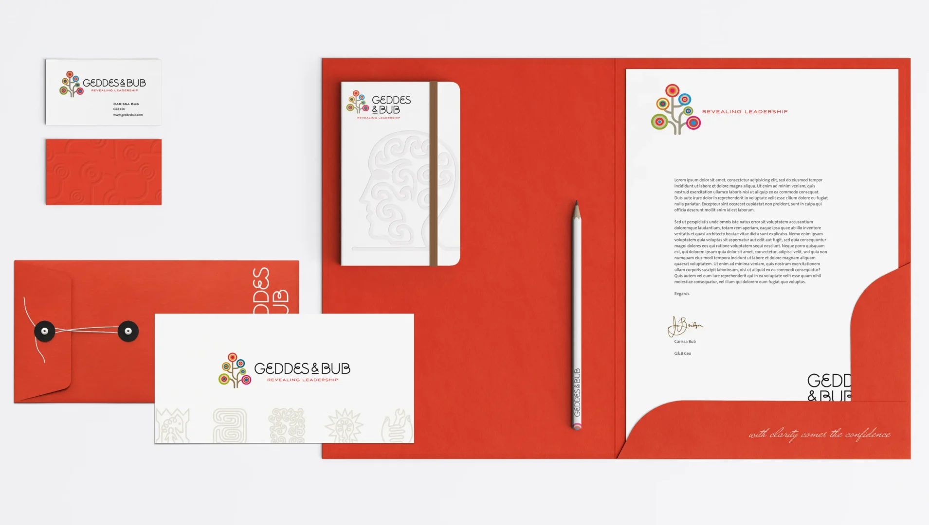 branding for Geddes & Bub coaching. logo