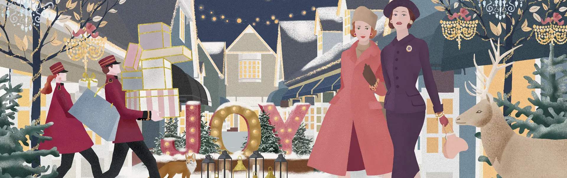 Bicester Village Christmas Posters