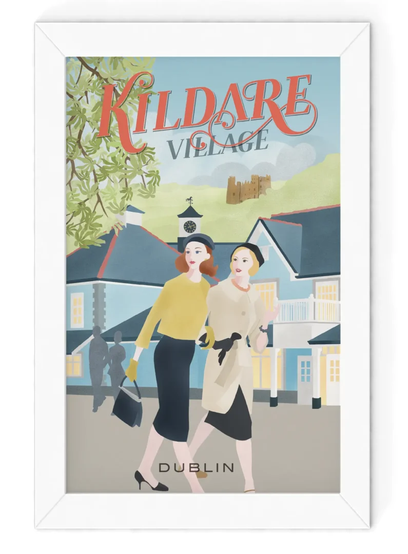 This elegant poster series for The Bicester Village Shopping Collection draws inspiration from vintage travel posters, showcasing stylish ladies at each of the shopping villages. Each poster highlights the unique architectural style and design of the village it represents, blending timeless fashion with the distinctive charm of its surroundings. The illustrations evoke a sense of luxury and nostalgia, effectively capturing the sophisticated atmosphere of the shopping experience at each destination.