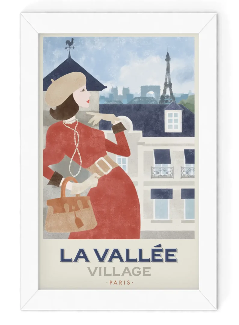 This elegant poster series for The Bicester Village Shopping Collection draws inspiration from vintage travel posters, showcasing stylish ladies at each of the shopping villages. Each poster highlights the unique architectural style and design of the village it represents, blending timeless fashion with the distinctive charm of its surroundings. The illustrations evoke a sense of luxury and nostalgia, effectively capturing the sophisticated atmosphere of the shopping experience at each destination.