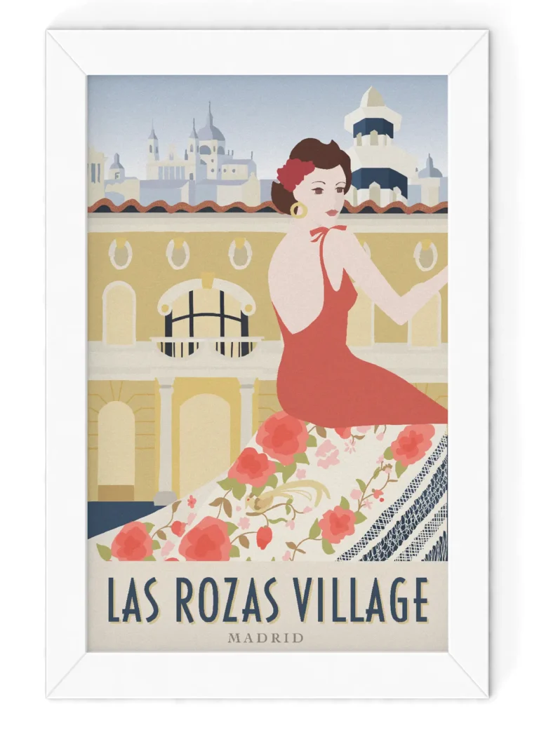 This elegant poster series for The Bicester Village Shopping Collection draws inspiration from vintage travel posters, showcasing stylish ladies at each of the shopping villages. Each poster highlights the unique architectural style and design of the village it represents, blending timeless fashion with the distinctive charm of its surroundings. The illustrations evoke a sense of luxury and nostalgia, effectively capturing the sophisticated atmosphere of the shopping experience at each destination.