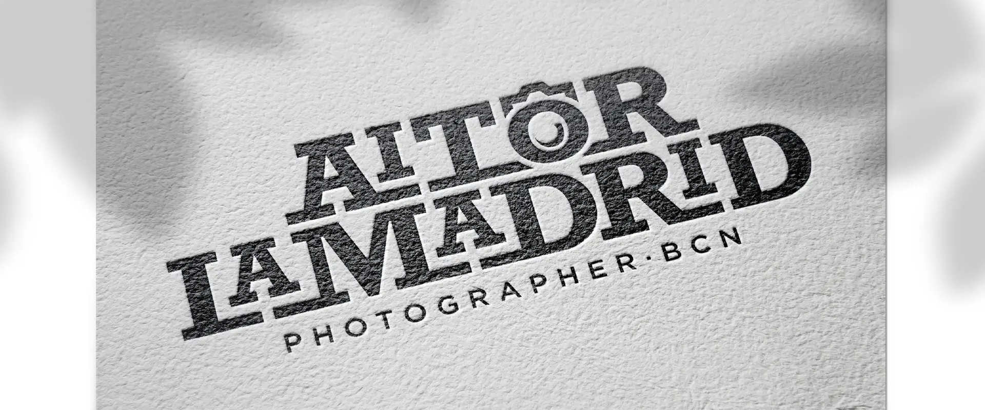 Logo for photographer in barcelona