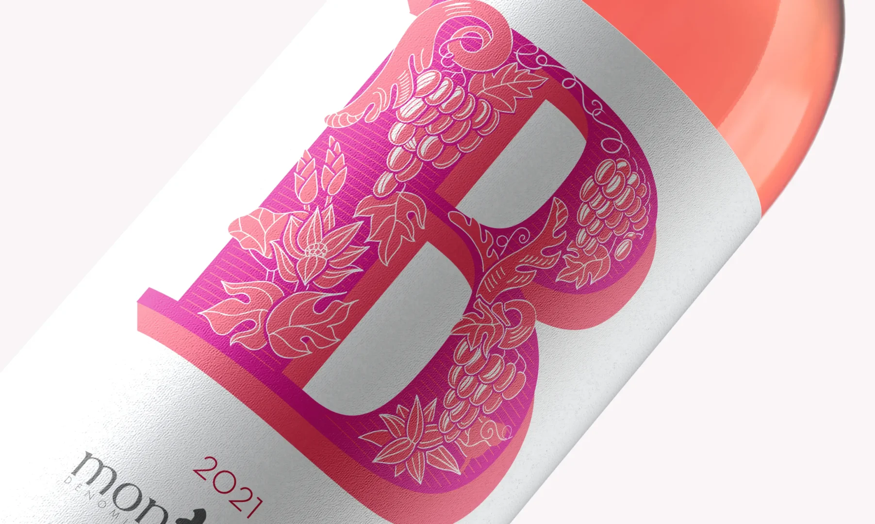 BK wine labels packaging design