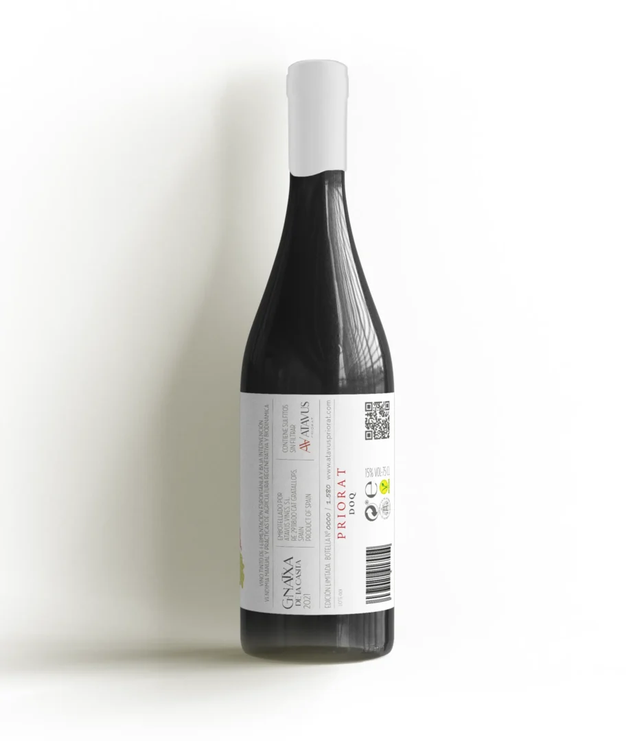 packaging for Garnatxa de La casita, bottle