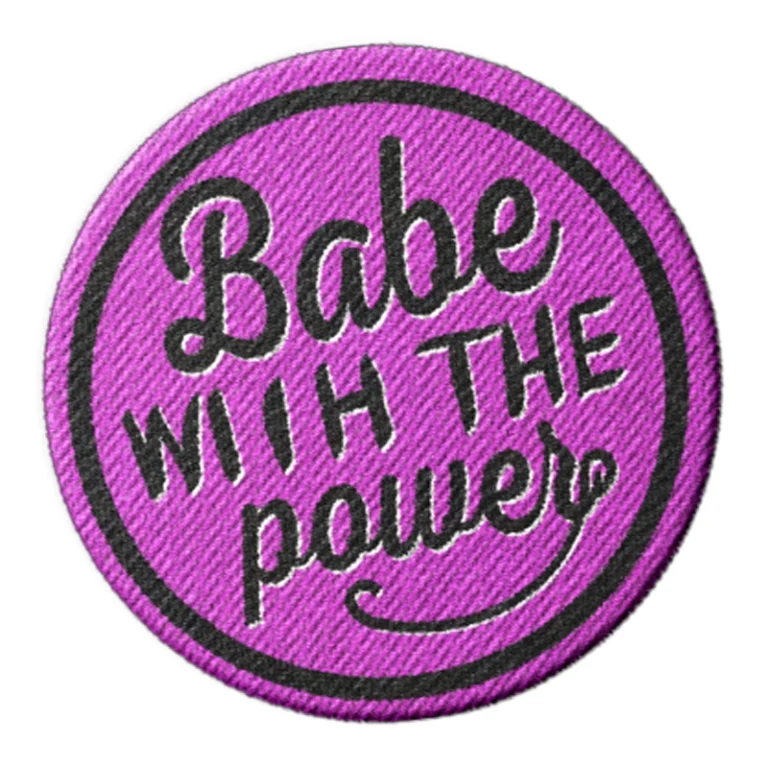 Patch designs for the Value Retail Villages - babe with the power