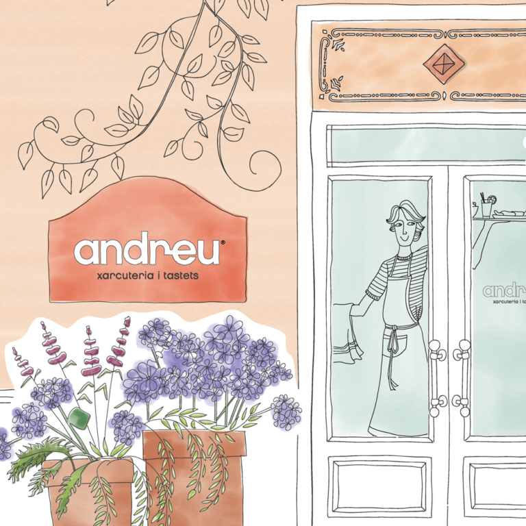 illustration for La Roca Village - Andreu Shop. Pizzaiolo