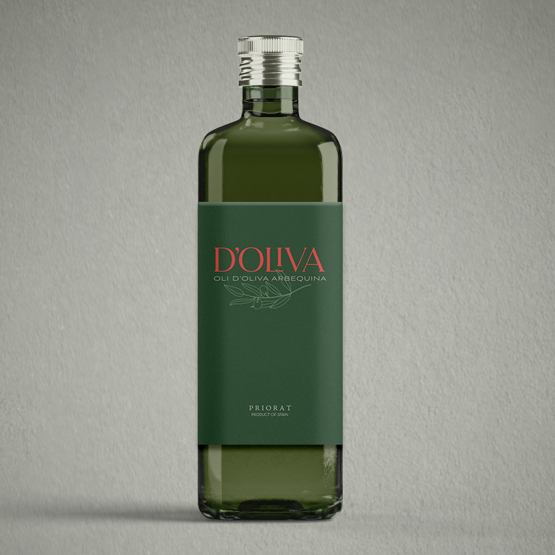 d'oliva packaging design, bottle